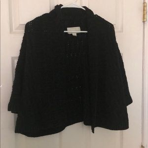 Black crop sweater